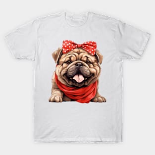 Fancy Chow Chow Dog T-Shirt